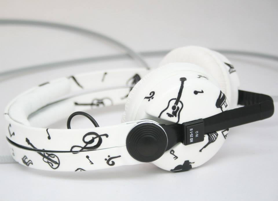 Custom designed DJ headphones