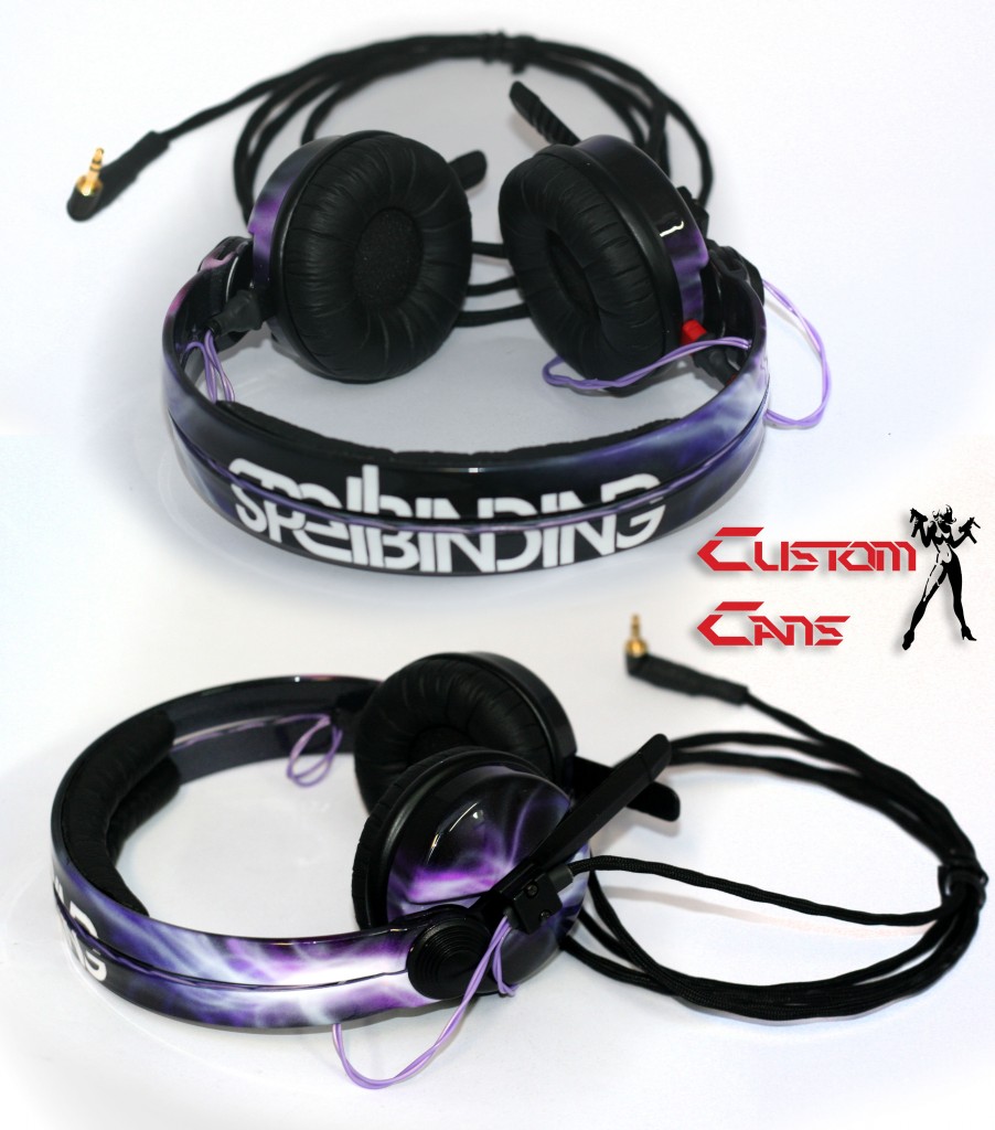 Custom airbrushed headphones