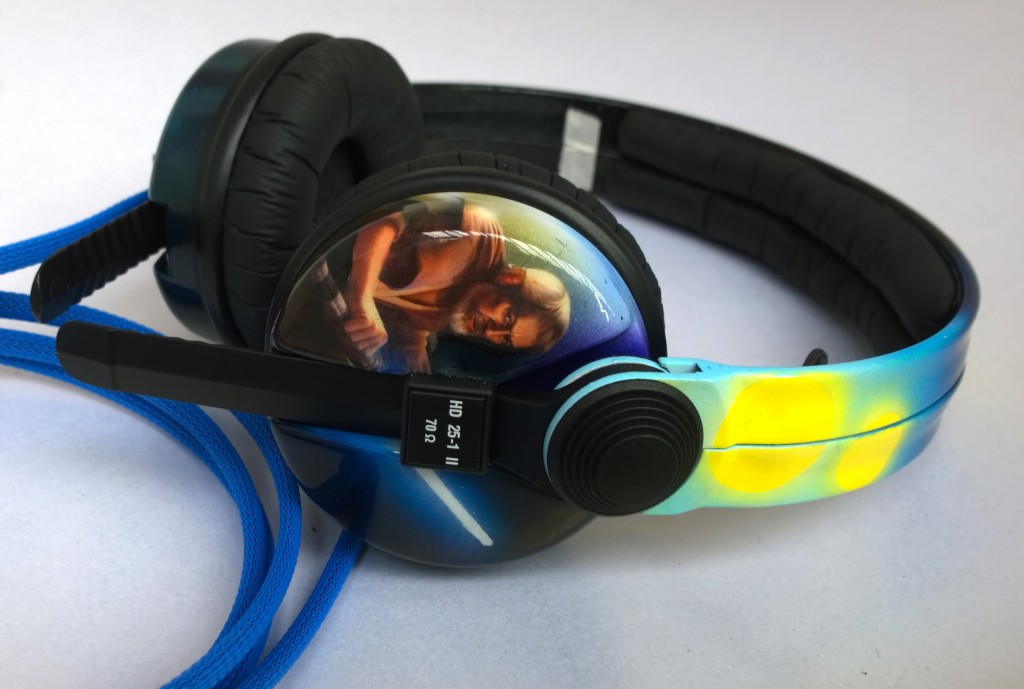 obi wan custom  hd25 headphones
