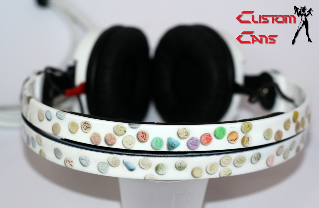 custom pill design headphones